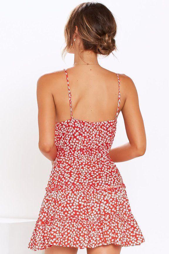 FLORENCE - Open-Back Floral Dress