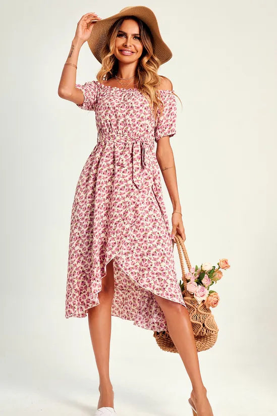 ELENA - Rose Beach Long Dress