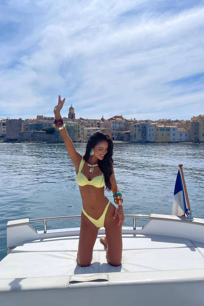 INDIRA - Bikini Bottom - Lime