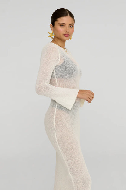 NOA - Slim-Fit Long-Sleeve Dress