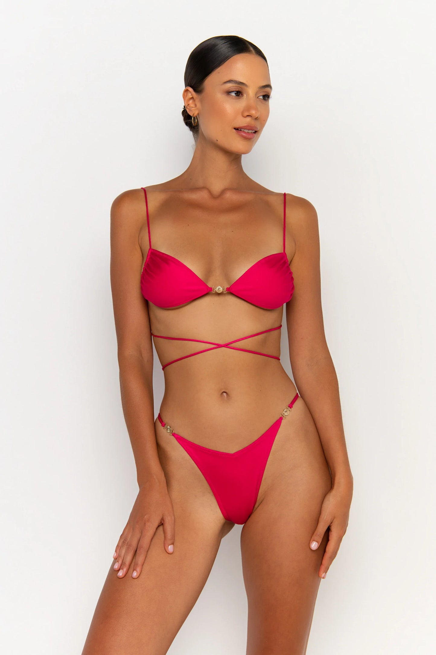 HAILEY - Brazilian Bikini Set - Lia Magenta